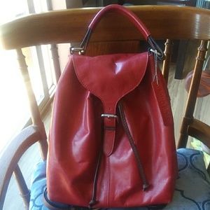 NINO BOSSI Leather backpak